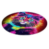 Rainbow Cat Vibes Snijplank (Hoek)