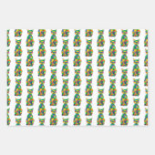 Rainbow Cat Wrapping Paper Sheet Set (Voorkant 3)