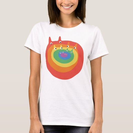 Rainbow Cats #2 T-shirt (Voorkant)