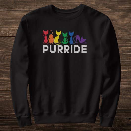 Rainbow Cats Purride LGBTQ Pride Trui