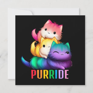 Rainbow Cats Purride Zwart