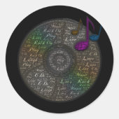 Rainbow CD sticker (Voorkant)