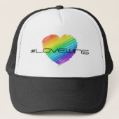 Rainbow Celebrate Love Wins Equality Love Trucker Pet (Voorkant)