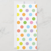 Rainbow Celebrate Photo Birthday Party Invite Kaart (Achterkant)