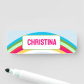 Rainbow Celebration Naam Tag (In situ)