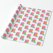 Rainbow Cereal Pattern Cadeaupapier (Uitgerold)