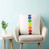 Rainbow Chakra Energy Cushion Cover Throw Pillow Kussen (Stoel)