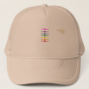 Rainbow Chakra Stripes infiniteLi Trucker Hat Trucker Pet