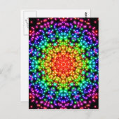 Rainbow Chakra Universe Postcard Briefkaart (Voorkant / Achterkant)