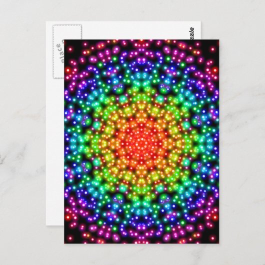 Rainbow Chakra Universe Postcard Briefkaart (Voorkant / Achterkant)