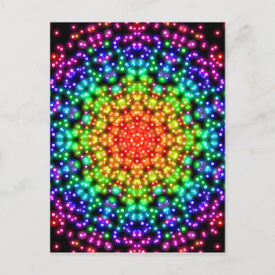 Rainbow Chakra Universe Postcard Briefkaart