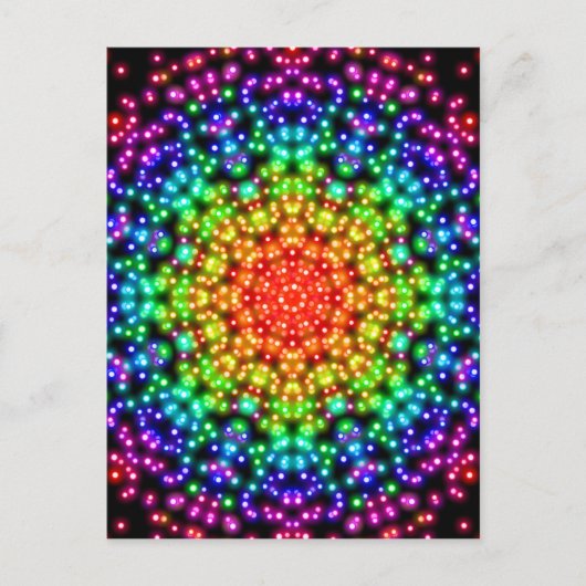 Rainbow Chakra Universe Postcard Briefkaart (Voorkant)