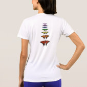Rainbow Chakra-vlinder T-shirt (Achterkant)