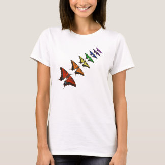 Rainbow Chakra-vlinder T-shirt