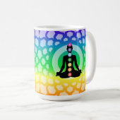 Rainbow Chakra Yoga Classic Mok - Heilige Geometri (Voorkant rechts)