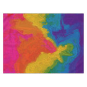 Rainbow Chalk Gradient Swirls Tafelkleed (Voorkant (Horizontaal))