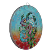 Rainbow Chameleon Dartbord (Voorkant Links)