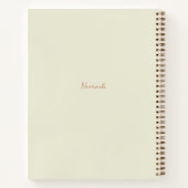 Rainbow Chameleon Floral Neon Zentangle Journal Notitieboek (Achterkant)