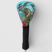 Rainbow Chameleon Golfheadcover (Voorkant)