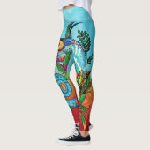 Rainbow Chameleon Leggings (Links)