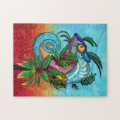 Rainbow Chameleon Legpuzzel (Horizontaal)