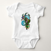 Rainbow Chameleon Romper (Voorkant)