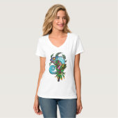 Rainbow Chameleon T-shirt (Voorkant volledig)