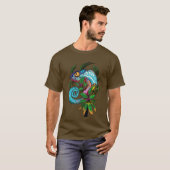 Rainbow Chameleon T-shirt (Voorkant volledig)