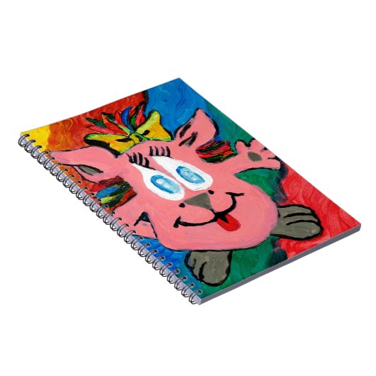 Rainbow Character Photo Notebook Notitieboek (Rechterzijde)