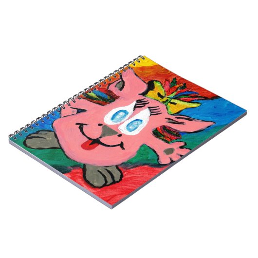 Rainbow Character Photo Notebook Notitieboek (Linkerzijde)