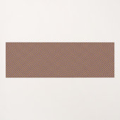 Rainbow Check Schotse Tartan Plaid Pattern Yogamat (Achterkant (horizontaal))