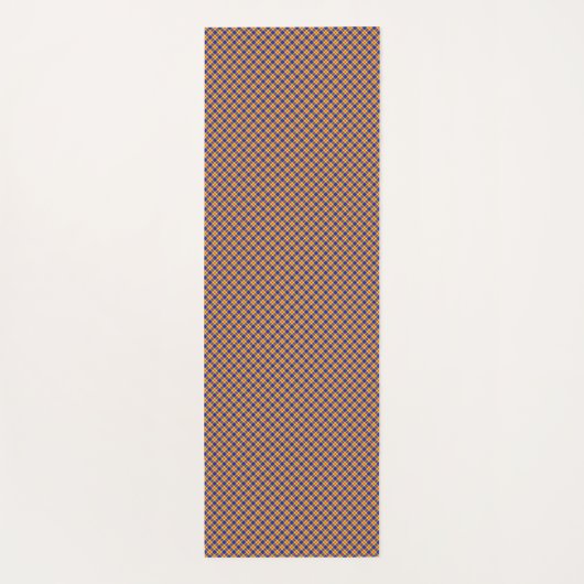 Rainbow Check Schotse Tartan Plaid Pattern Yogamat (Achterkant)
