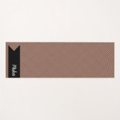 Rainbow Check Schotse Tartan Plaid Pattern Yogamat (Voorkant (horizontaal))