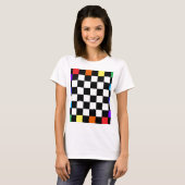 Rainbow Checkerboard CricketDiane T-shirt (Voorkant volledig)