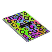 Rainbow Cheetah Leopard Color Notitieboek Journal (Rechterzijde)