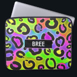 Rainbow Cheetah Leopard-laptophoes Hoesje Laptop Sleeve<br><div class="desc">Rainbow Cheetah Leopard-laptophoes Hoesje.</div>