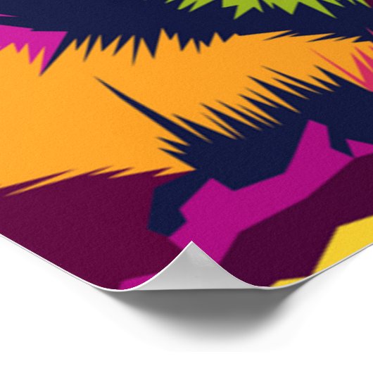 Rainbow Cheetah Poster (Hoek)