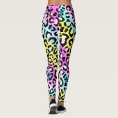 Rainbow Cheetah print leggings (Achterkant)