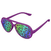 Rainbow Cheetah zonnebril (Gekanteld)