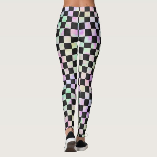 RAINBOW CHESS-LEGGINGS LEGGINGS (Achterkant)