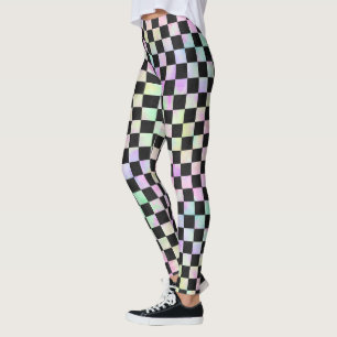 RAINBOW CHESS-LEGGINGS LEGGINGS