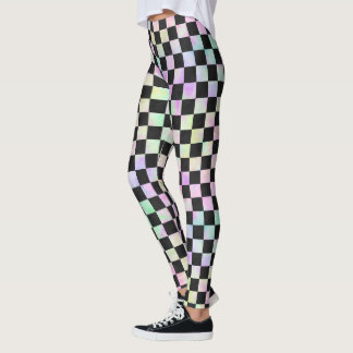 RAINBOW CHESS-LEGGINGS LEGGINGS