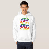 Rainbow Chest Hoodie (Voorkant volledig)