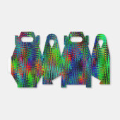Rainbow Chevron Abstract Bedankdoosjes (Uitgevouwen)