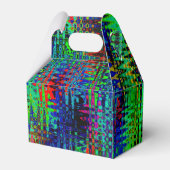 Rainbow Chevron Abstract Bedankdoosjes (Voorkant Zijde)