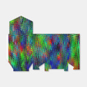 Rainbow Chevron Abstract Bedankdoosjes (Uitgevouwen)