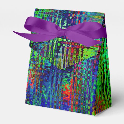 Rainbow Chevron Abstract Bedankdoosjes (Voorkant Zijde)