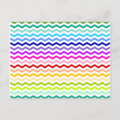 Rainbow chevron briefkaart (Voorkant)