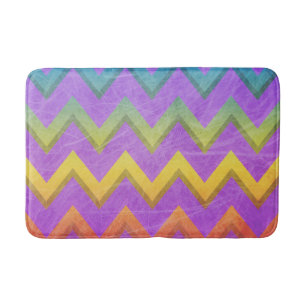 Rainbow Chevron by Shirley Taylor Badmat