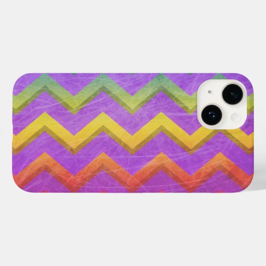 Rainbow Chevron by Shirley Taylor Case-Mate iPhone Case (Achterkant (horizontaal))